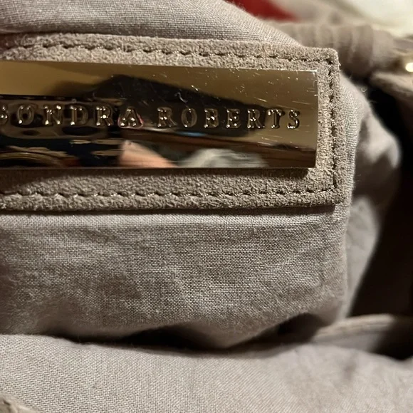 Gorgeous Sandra Robert’s stone colored suede fringe hobo bag. - Picture 4 of 6